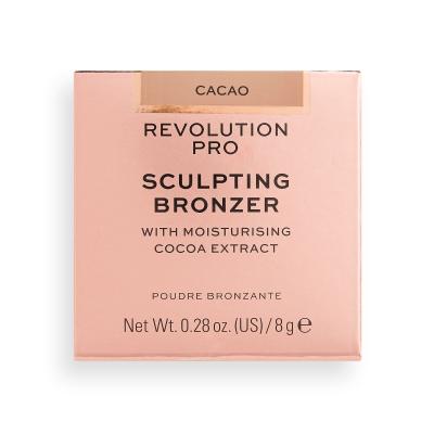 Revolution Pro Sculpting Bronzer Bronzer pro ženy 8 g Odstín Cacao