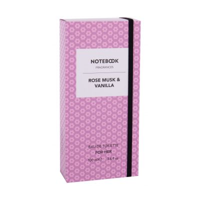 Notebook Fragrances Rose Musk &amp; Vanilla Toaletní voda pro ženy 100 ml