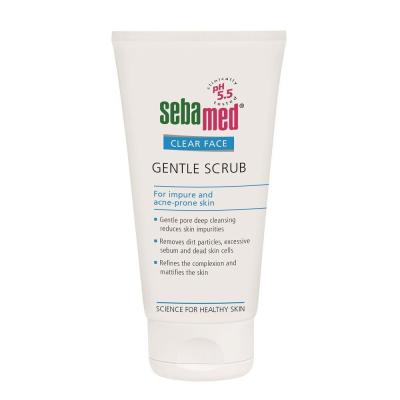SebaMed Clear Face Gentle Scrub Peeling pro ženy 150 ml
