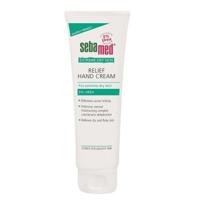SebaMed Extreme Dry Skin Relief Hand Cream 5% Urea Krém na ruce pro ženy 75 ml