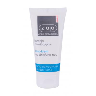 Ziaja Med Hydrating Treatment Day And Night Lanolin Denní pleťový krém pro ženy 50 ml