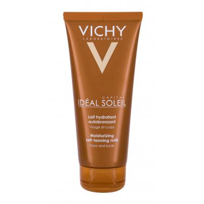 Vichy Idéal Soleil Moisturizing Self-Tanning Milk Samoopalovací přípravek pro ženy 100 ml