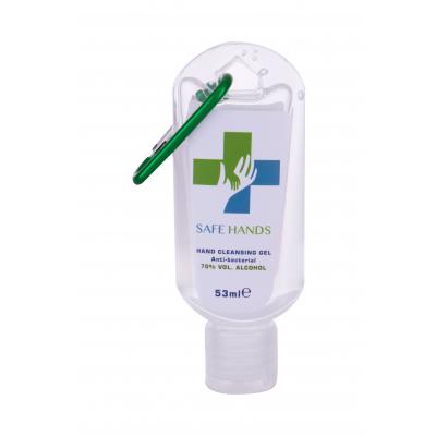 Safe Hands Anti-bacterial Hand Cleansing Gel With Green Carbine Antibakteriální přípravek 53 ml