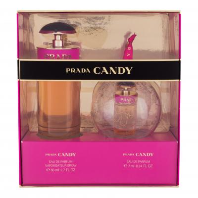 Prada Candy Dárková kazeta parfémovaná voda 80 ml + parfémovaná voda 7 ml