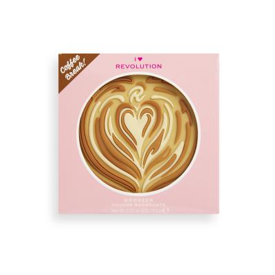 I Heart Revolution Tasty Coffee Bronzer pro ženy 6,5 g Odstín Macchiato