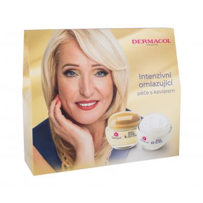Dermacol Gold Elixir Dárková kazeta denní pleťová péče 50 ml + noční pleťová péče 50 ml