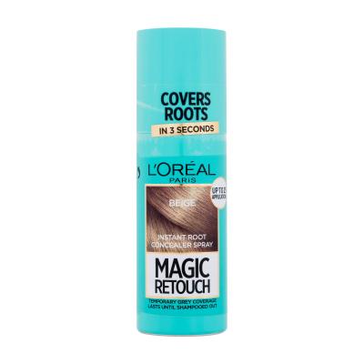 L'Oréal Paris Magic Retouch Instant Root Concealer Spray Barva na vlasy pro ženy 75 ml Odstín Beige