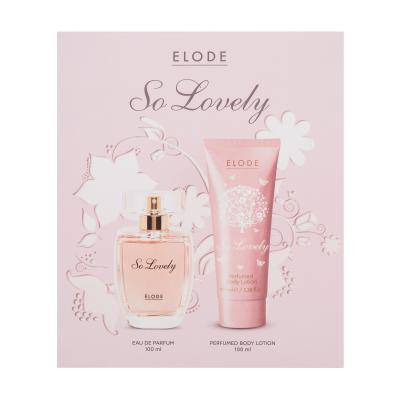 ELODE So Lovely Dárková kazeta parfémovaná voda 100 ml + tělové mléko 100 ml