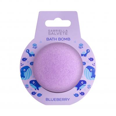 Gabriella Salvete Kids Bath Bomb Blueberry Bomba do koupele pro děti 100 g
