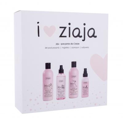 Ziaja I ♥ Ziaja Jeju Dárková kazeta šampon Jeju 300 ml + sprchový gel Jeju 300 ml + obličejová mlha Jeju 200 ml + kondicionér ve spreji Jeju 125 ml