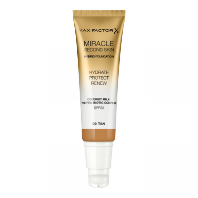 Max Factor Miracle Second Skin SPF20 Make-up pro ženy 30 ml Odstín 08 Medium Tan
