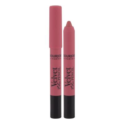 BOURJOIS Paris Velvet The Pencil Rtěnka pro ženy 3 g Odstín 04 Amou-Rose