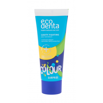 Ecodenta Toothpaste Cavity Fighting Colour Surprise Zubní pasta pro děti 75 ml