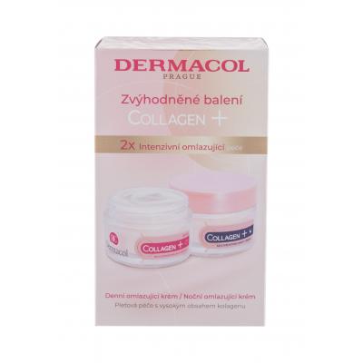 Dermacol Collagen+ SPF10 Dárková kazeta denní pleťová péče Collagen+ Rejuvenating SPF10 50 ml + noční pleťová péče Collagen+ Rejuvenating 50 ml