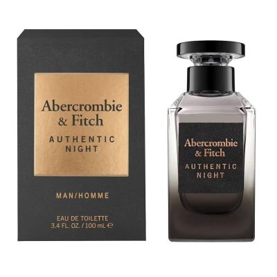 Abercrombie &amp; Fitch Authentic Night Toaletní voda pro muže 100 ml