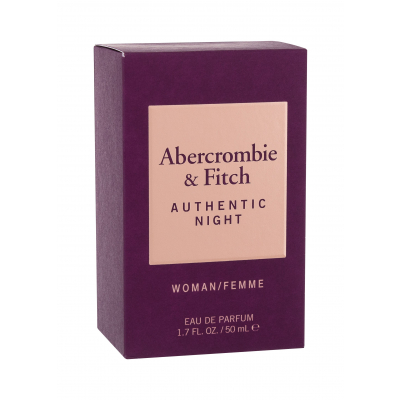 Abercrombie &amp; Fitch Authentic Night Parfémovaná voda pro ženy 50 ml