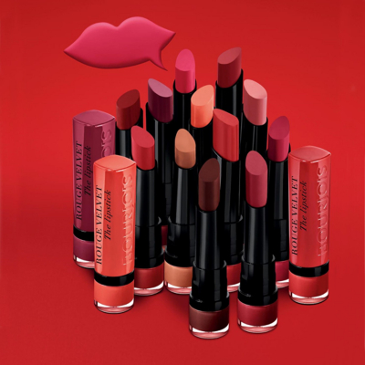 BOURJOIS Paris Rouge Velvet The Lipstick Rtěnka pro ženy 2,4 g Odstín 18 Mauve-Martre