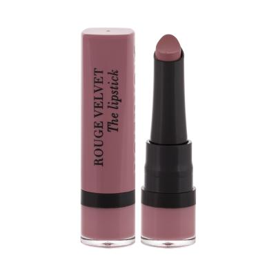 BOURJOIS Paris Rouge Velvet The Lipstick Rtěnka pro ženy 2,4 g Odstín 18 Mauve-Martre