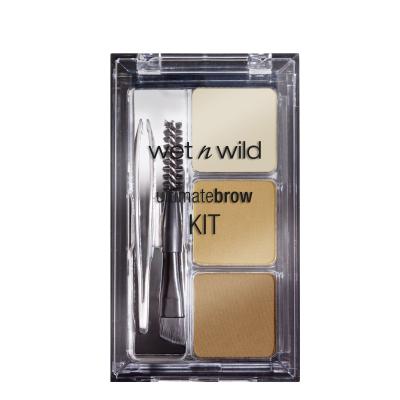 Wet n Wild Ultimate Brow™ Set a paletka na obočí pro ženy 2,5 g Odstín Soft Brown