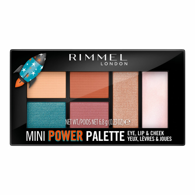 Rimmel London Mini Power Palette Konturovací paletka pro ženy 6,8 g Odstín 004 Pioneer