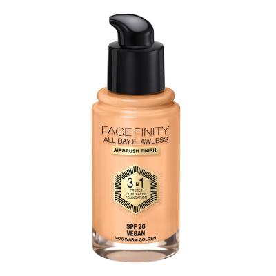 Max Factor Facefinity All Day Flawless SPF20 Make-up pro ženy 30 ml Odstín W76 Warm Golden