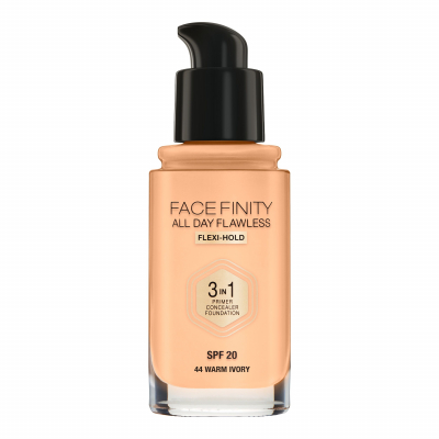 Max Factor Facefinity All Day Flawless SPF20 Make-up pro ženy 30 ml Odstín 44 Warm Ivory