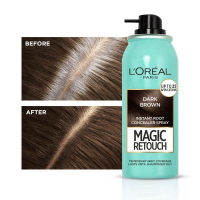 L&#039;Oréal Paris Magic Retouch Instant Root Concealer Spray Barva na vlasy pro ženy 75 ml Odstín Dark Brown