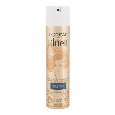 L'Oréal Paris Elnett Strong Hold Micro-Diffusion Lak na vlasy pro ženy 250 ml