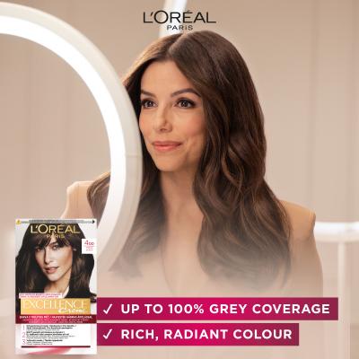 L&#039;Oréal Paris Excellence Creme Triple Protection Barva na vlasy pro ženy 48 ml Odstín 200 Black-Brown