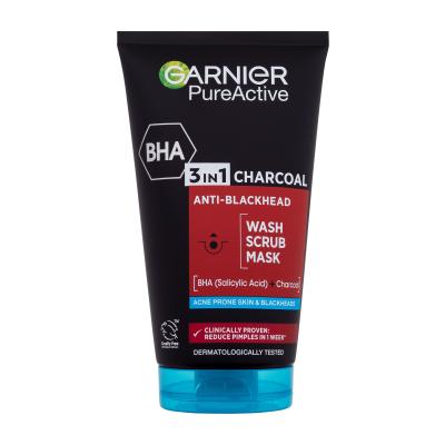 Garnier Pure Active 3in1 Charcoal Pleťová maska 150 ml