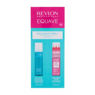 Revlon Professional Equave Exclusive Family Detangling Edition Dárková kazeta kondicionér ve spreji Equave Instant Detangling Conditioner 200 ml + kondicionér ve spreji Equave Kids Princess Look 200 ml