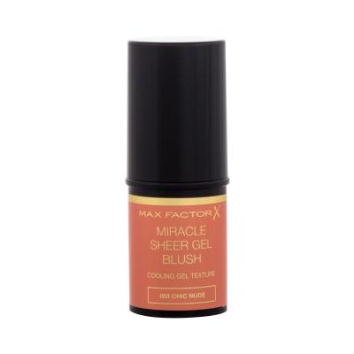 Max Factor Miracle Sheer Tvářenka pro ženy 8 g Odstín 003 Chic Nude