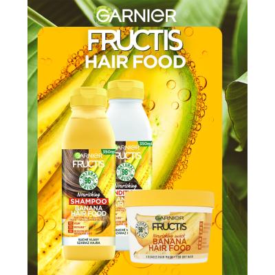 Garnier Fructis Hair Food Banana Dárková kazeta šampon Fructis Nourishing Banana Hair Food 350 ml + maska na vlasy Fructis Nourishing Banana Hair Food 390 ml
