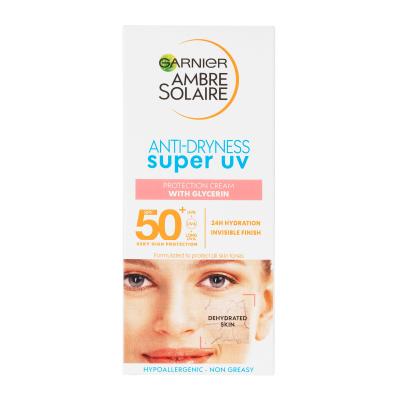 Garnier Ambre Solaire Sensitive Advanced SPF50+ Opalovací přípravek na obličej 50 ml