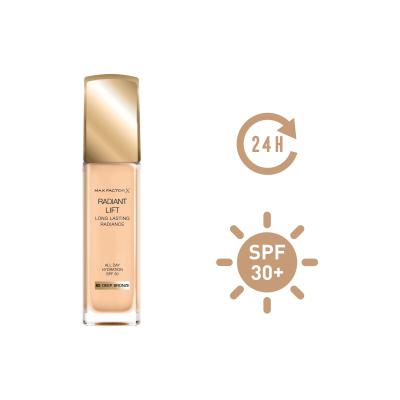 Max Factor Radiant Lift SPF30 Make-up pro ženy 30 ml Odstín 80 Deep Bronze