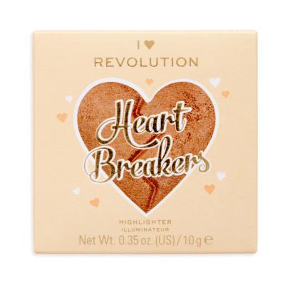 I Heart Revolution Heartbreakers Rozjasňovač pro ženy 10 g Odstín Graceful