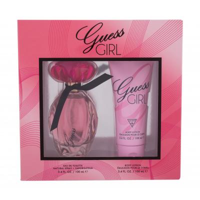 GUESS Girl Dárková kazeta toaletní voda 100 ml + tělové mléko 100 ml