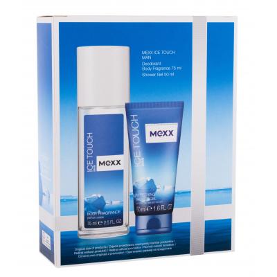 Mexx Ice Touch Dárková kazeta deodorant 75 ml + sprchový gel 50 ml