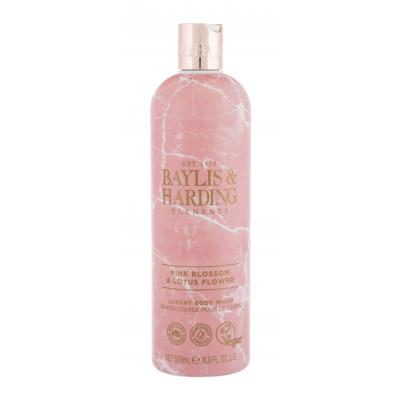 Baylis & Harding Elements Pink Blossom & Lotus Flower Sprchový gel pro ženy 500 ml