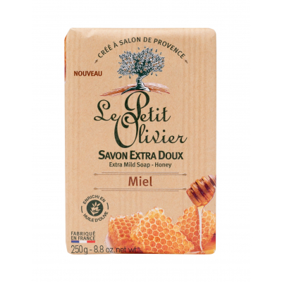 Le Petit Olivier Honey Extra Mild Soap Tuhé mýdlo pro ženy 250 g