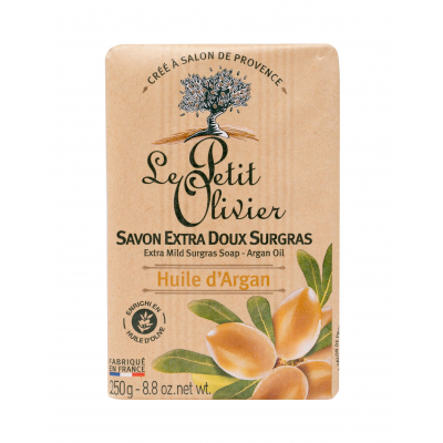 Le Petit Olivier Argan Oil Extra Mild Surgras Soap Tuhé mýdlo pro ženy 250 g