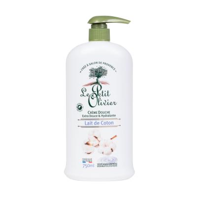 Le Petit Olivier Shower Cotton Milk Sprchový krém pro ženy 750 ml