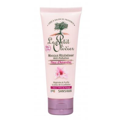 Le Petit Olivier Almond Blossom Regenerating Anti-Pollution Foam Mask Pleťová maska pro ženy 75 ml