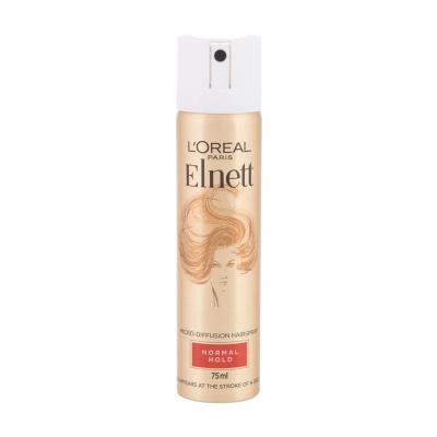 L'Oréal Paris Elnett Normal Hold Micro-Diffusion Lak na vlasy pro ženy 75 ml