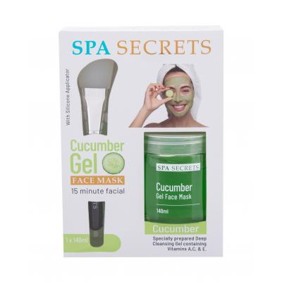 Xpel Spa Secrets Cucumber Gel Face Mask Pleťová maska pro ženy 140 ml