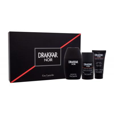 Guy Laroche Drakkar Noir Dárková kazeta toaletní voda 100 ml + deostick 75 ml + sprchový gel 50 ml