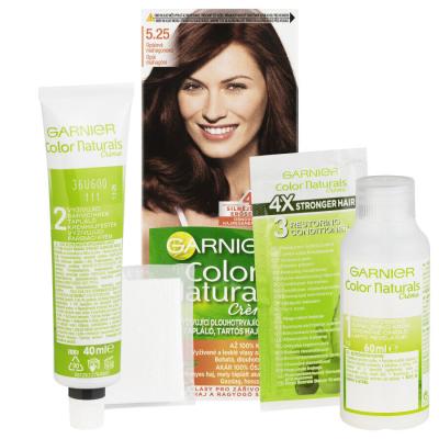 Garnier Color Naturals Créme Barva na vlasy pro ženy 40 ml Odstín 5,25 Light Opal Mahogany Brown