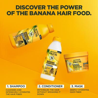 Garnier Fructis Hair Food Banana Nourishing Shampoo Šampon pro ženy 350 ml