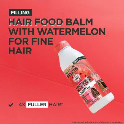 Garnier Fructis Hair Food Watermelon Plumping Conditioner Kondicionér pro ženy 350 ml