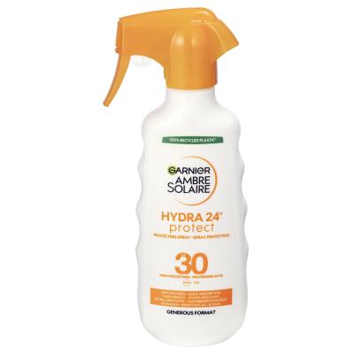 Garnier Ambre Solaire Protection Spray 24h Hydration SPF30 Opalovací přípravek na tělo 300 ml